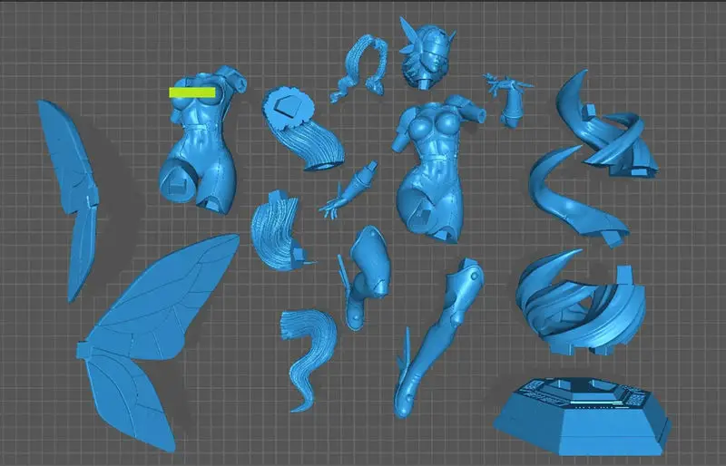 Kazemon Digimon 3D Print Model STL Files