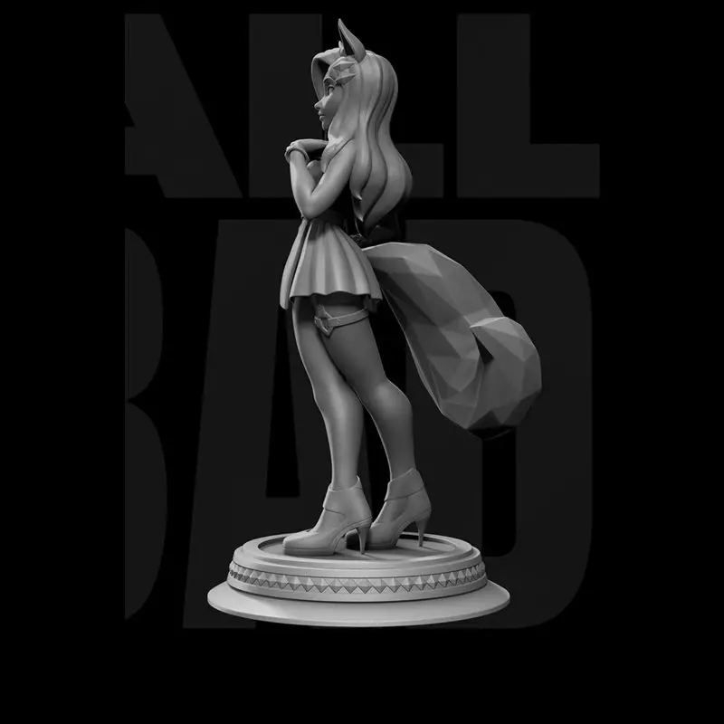 KDA All Out Ahri from League of Legends Figurine 3D Printing Model STL