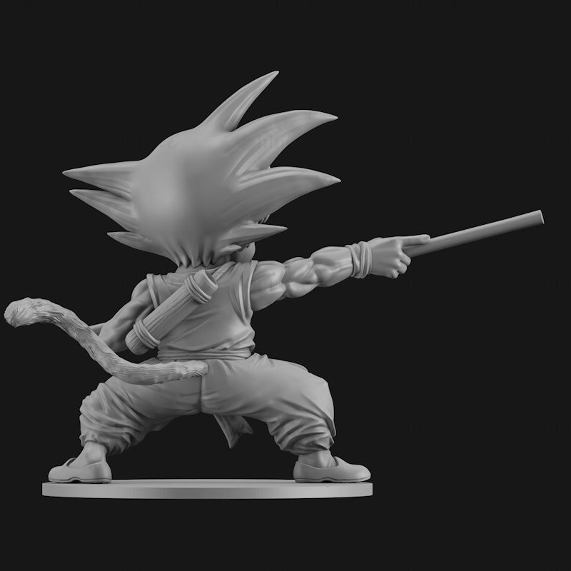 Kid Goku 3D tiskový model STL