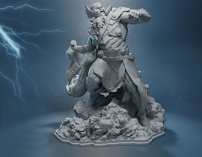 Modelo 3D King Thor pronto para imprimir STL