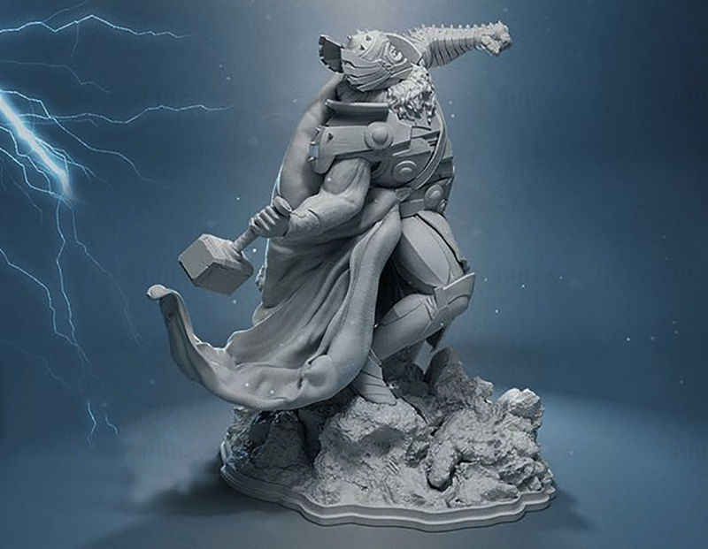 Rey Thor Modelo 3D Listo para Imprimir STL