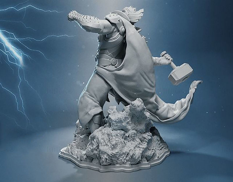 Rey Thor Modelo 3D Listo para Imprimir STL