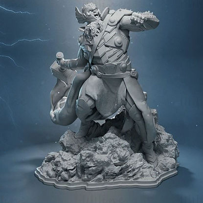 King Thor 3D Model Ready to Print STL