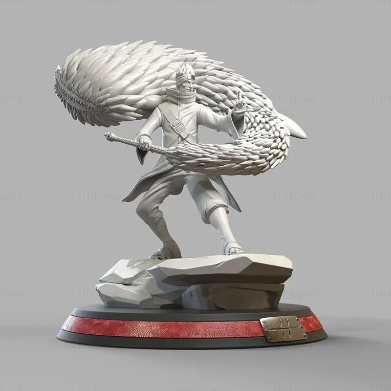 干柿鬼鲛 和 大刀·鲛肌 3D 打印模型 STL