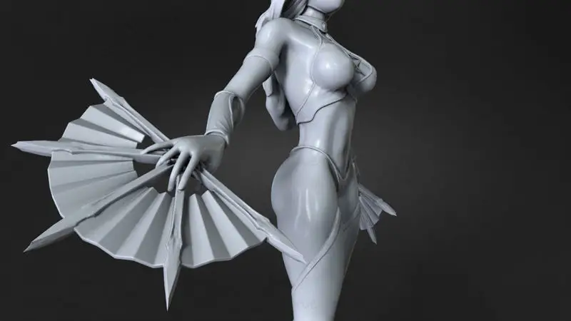 Archivos STL del modelo de impresión 3D de Kitana