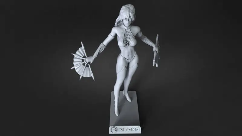 Archivos STL del modelo de impresión 3D de Kitana