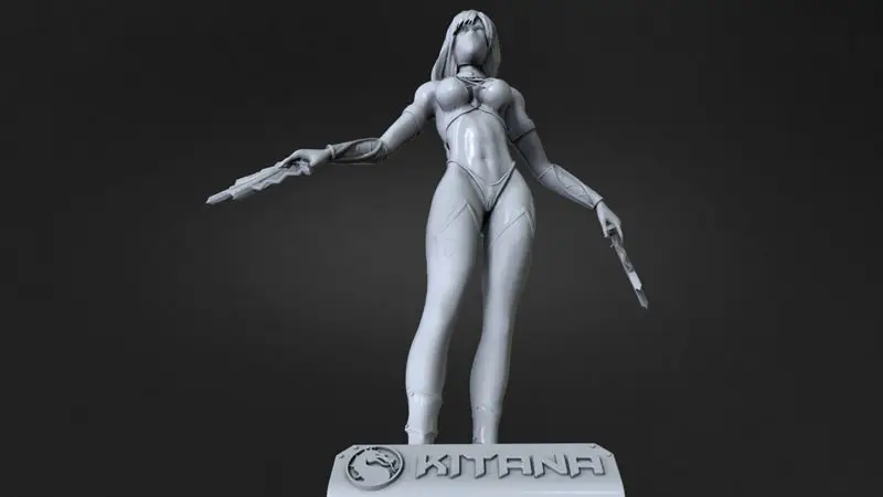 Archivos STL del modelo de impresión 3D de Kitana