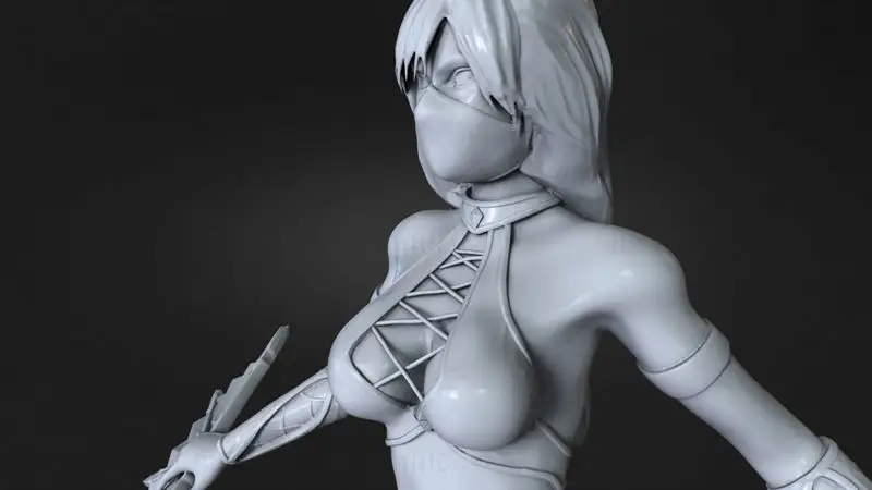 Archivos STL del modelo de impresión 3D de Kitana