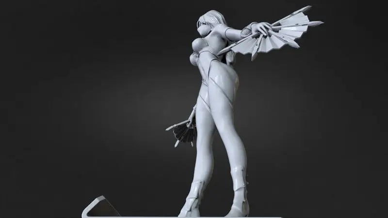 Archivos STL del modelo de impresión 3D de Kitana