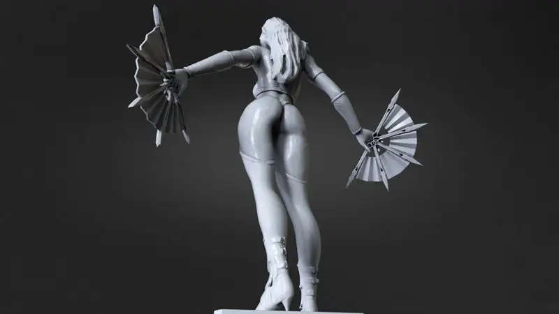 Archivos STL del modelo de impresión 3D de Kitana