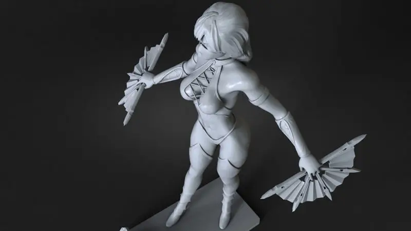 Archivos STL del modelo de impresión 3D de Kitana