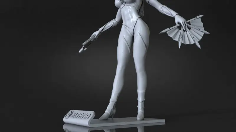 Archivos STL del modelo de impresión 3D de Kitana