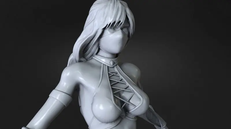 Archivos STL del modelo de impresión 3D de Kitana