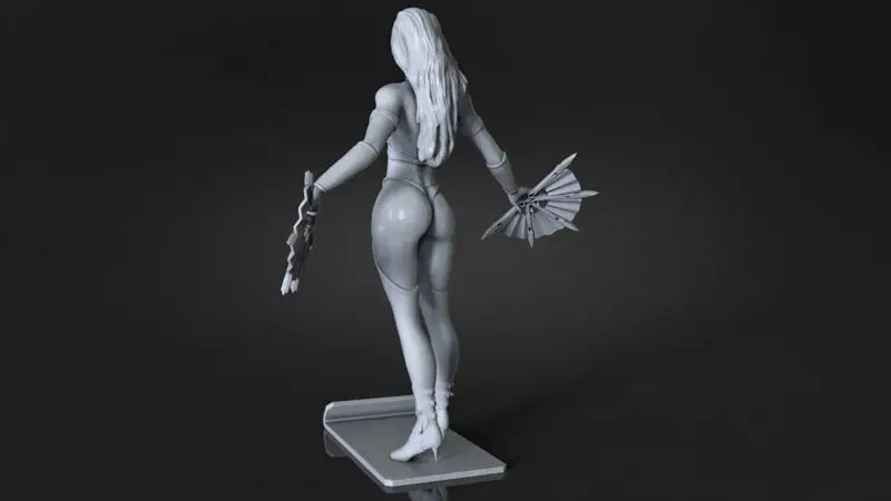 Archivos STL del modelo de impresión 3D de Kitana
