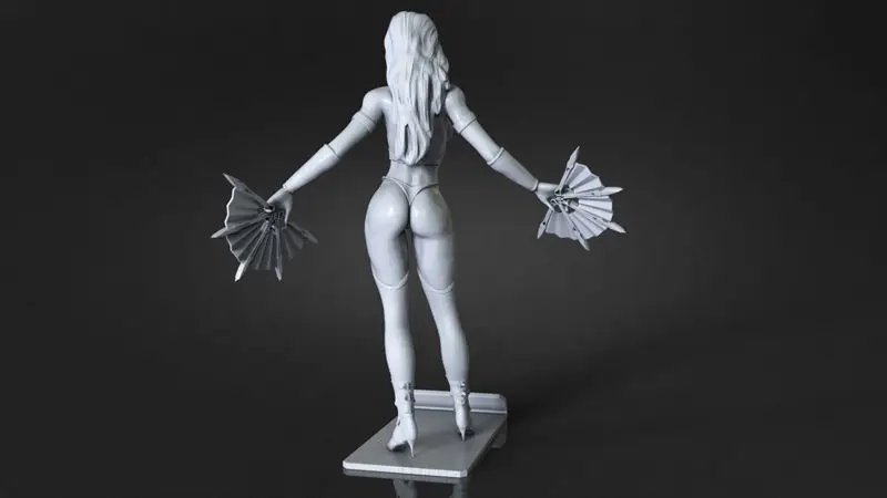 Archivos STL del modelo de impresión 3D de Kitana