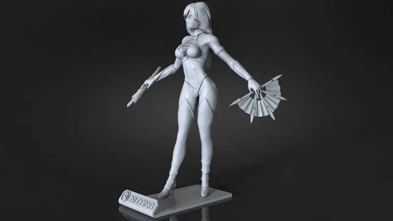 Archivos STL del modelo de impresión 3D de Kitana