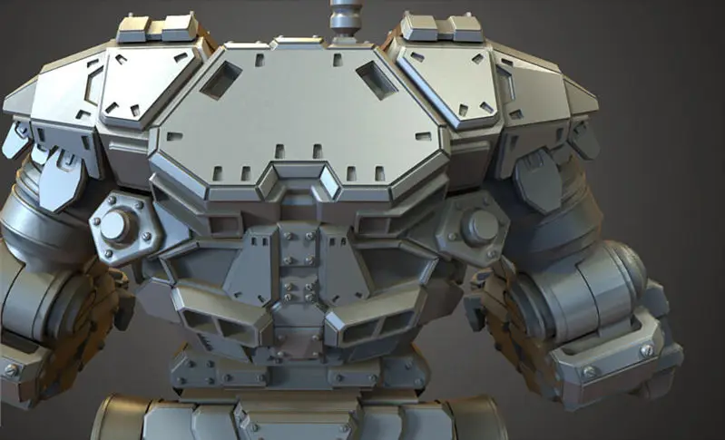 فایل‌های STL مدل قابل چاپ سه بعدی Kodiak Mech 3D Figuries، مدل‌های خرس رباتی برای چاپگرهای سه بعدی