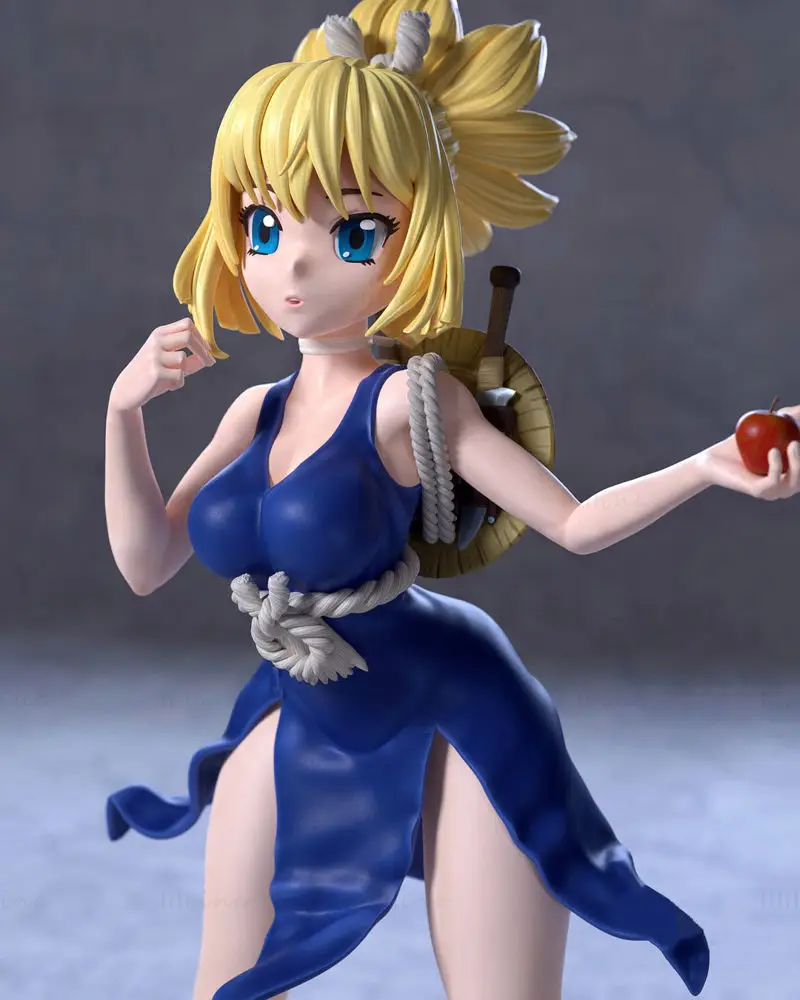 コハク - Dr Stone 3D プリント モデル STL ファイル