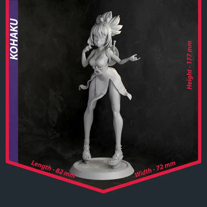 コハク - Dr Stone 3D プリント モデル STL ファイル