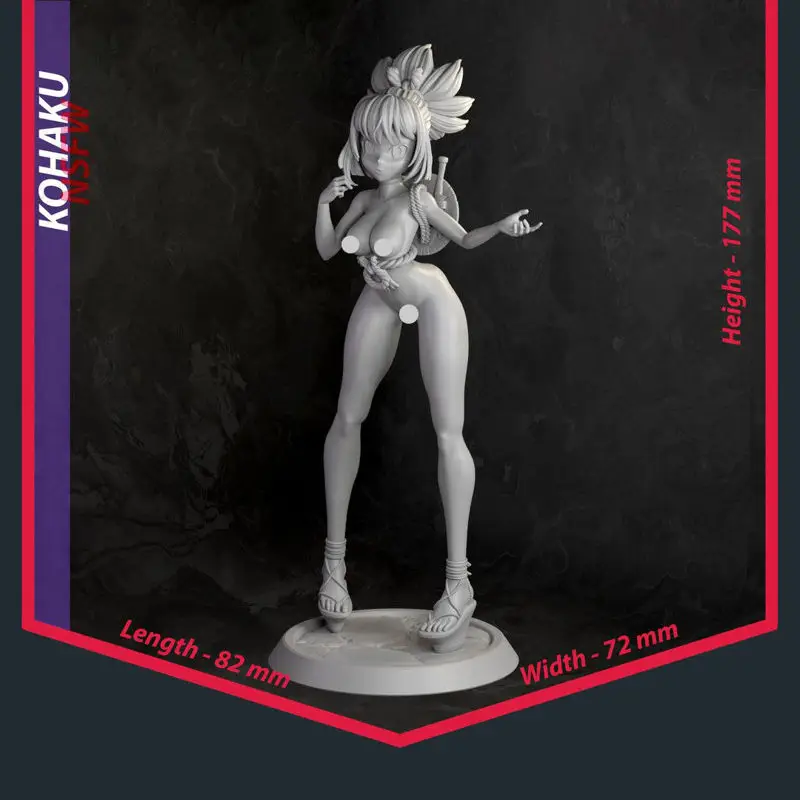 コハク - Dr Stone 3D プリント モデル STL ファイル