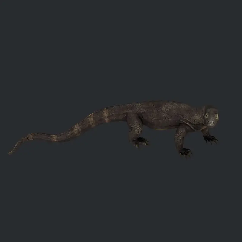 Modello di stampa 3D del drago di Komodo