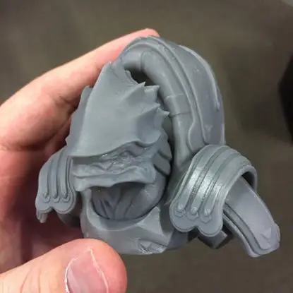 STL soubory modelu busty Krogana (Mass Effect) pro 3D tisk
