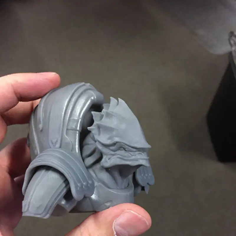 STL soubory modelu busty Krogana (Mass Effect) pro 3D tisk