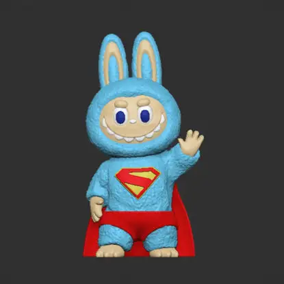 STL файлове за 3D печат на модел на LABUBU Legacy Superman