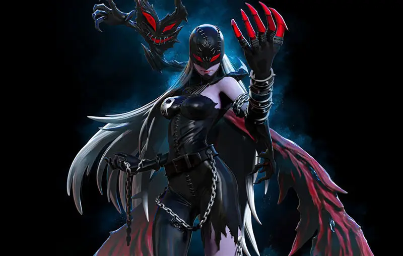 Lady Devimon iz datotek STL za 3D-tiskanje Digimon