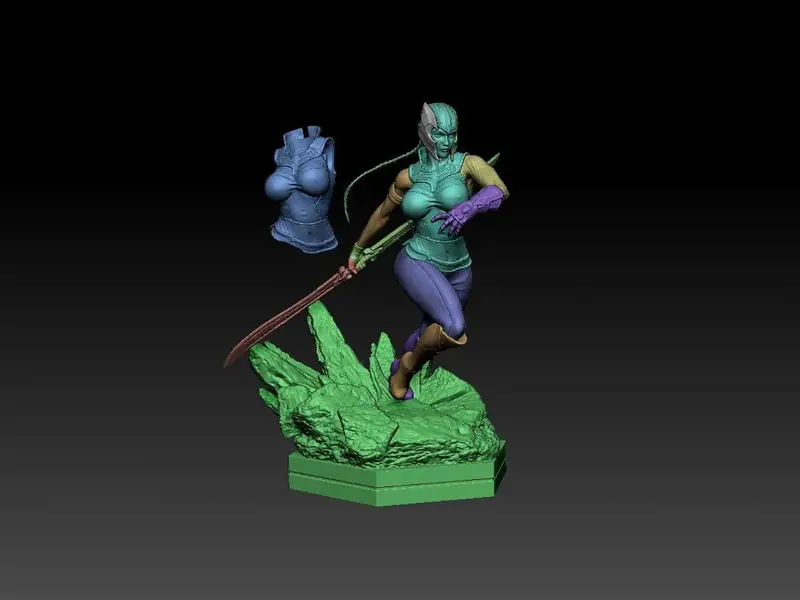 Lady Thanos 3D-printmodel STL FDM