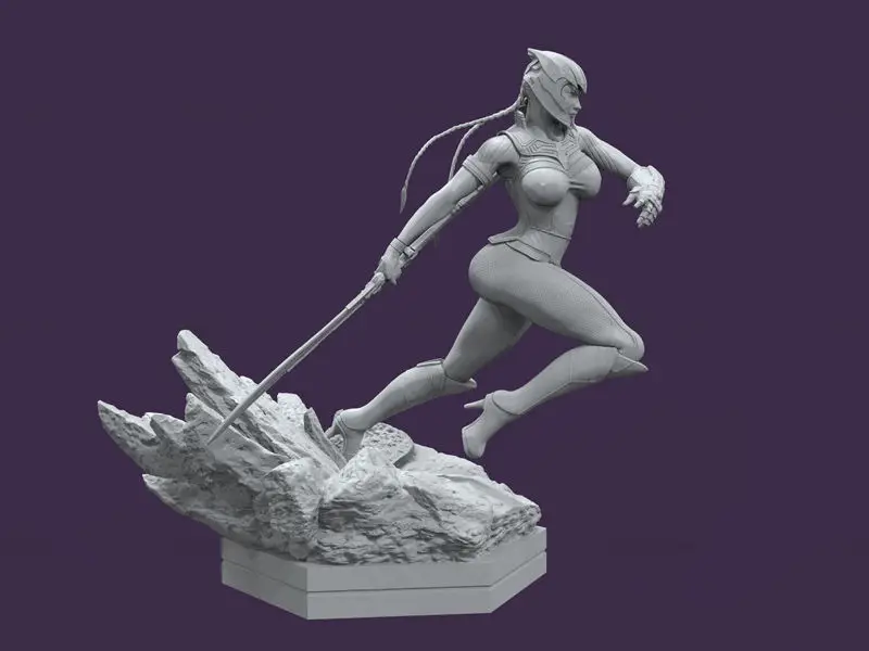 Lady Thanos 3D-utskriftsmodell STL FDM
