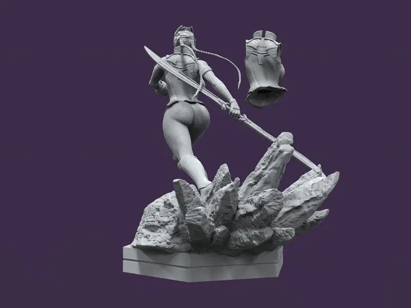 Lady Thanos 3D-printmodel STL FDM