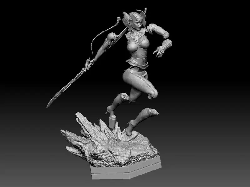 Lady Thanos 3D Print Model STL FDM