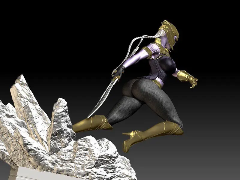Bayan Thanos 3D Baskı Modeli STL FDM