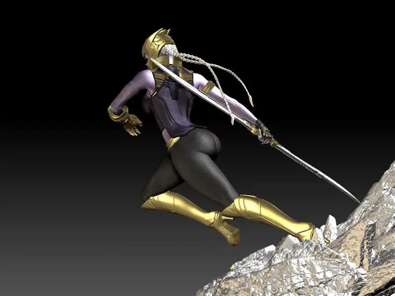 Modelo de impresión 3D de Lady Thanos STL FDM