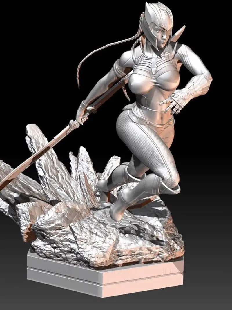 Lady Thanos 3D Print Model STL FDM