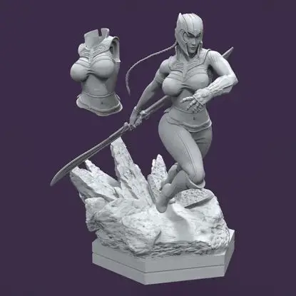 Modelo de impresión 3D de Lady Thanos STL FDM