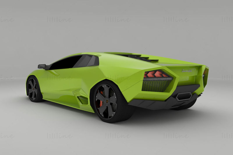 Lamborghini Reventon 2008 3D Model