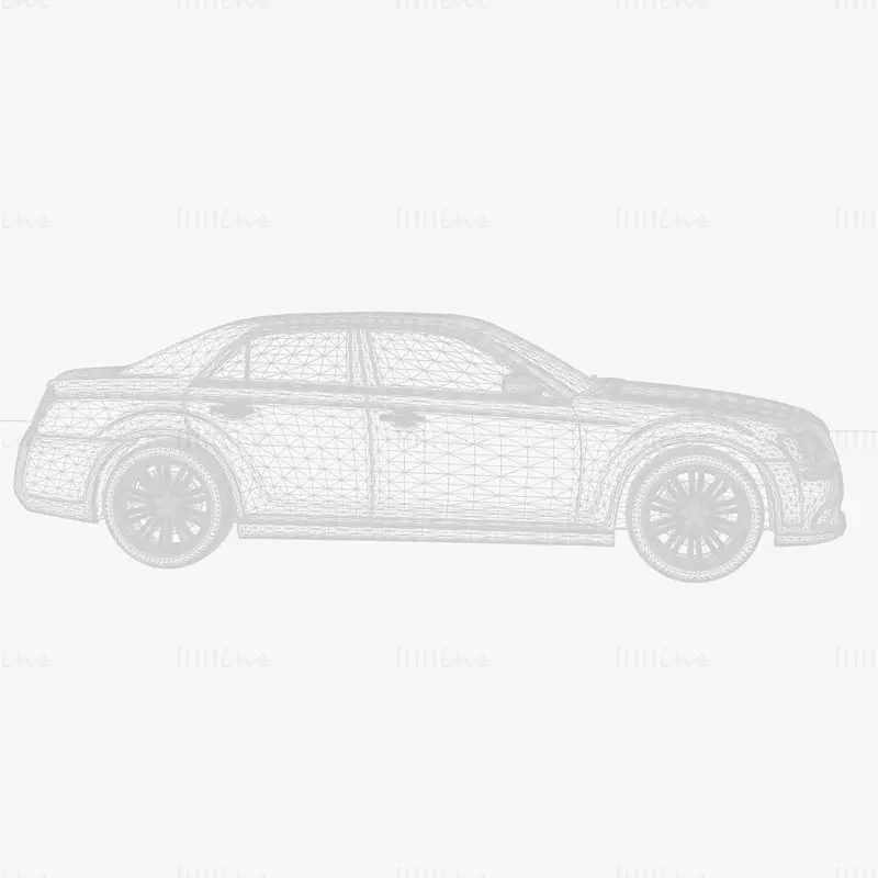 Lancia Thema 2014 Araba 3D Modeli