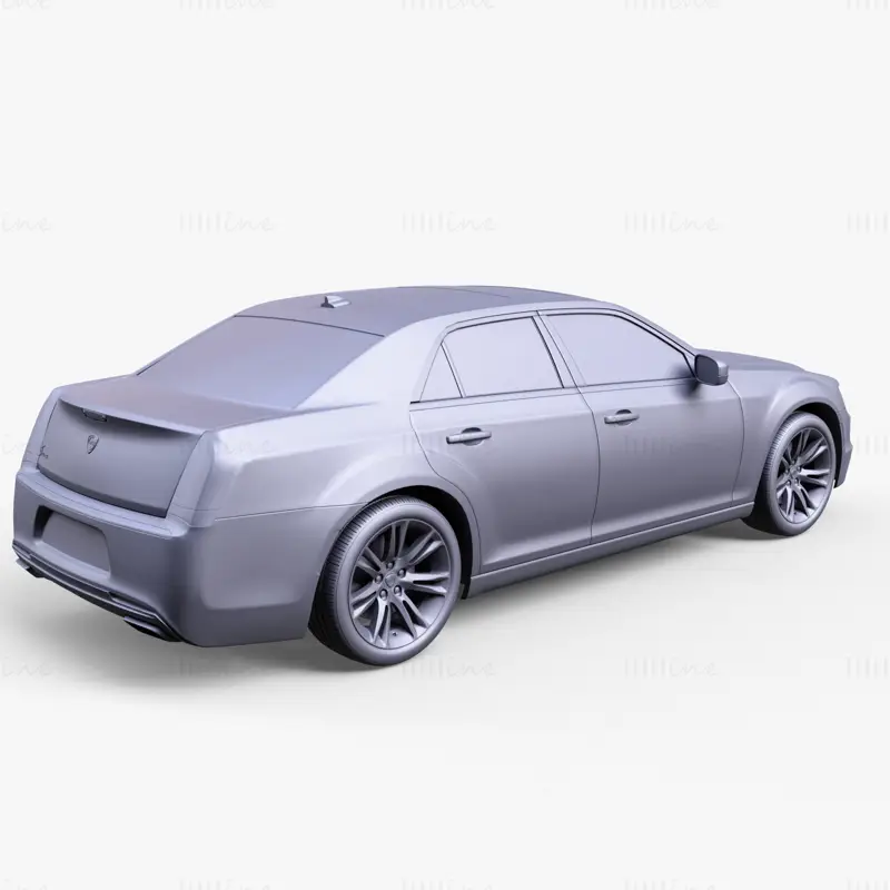 Lancia Thema 2018 Car 3D Model