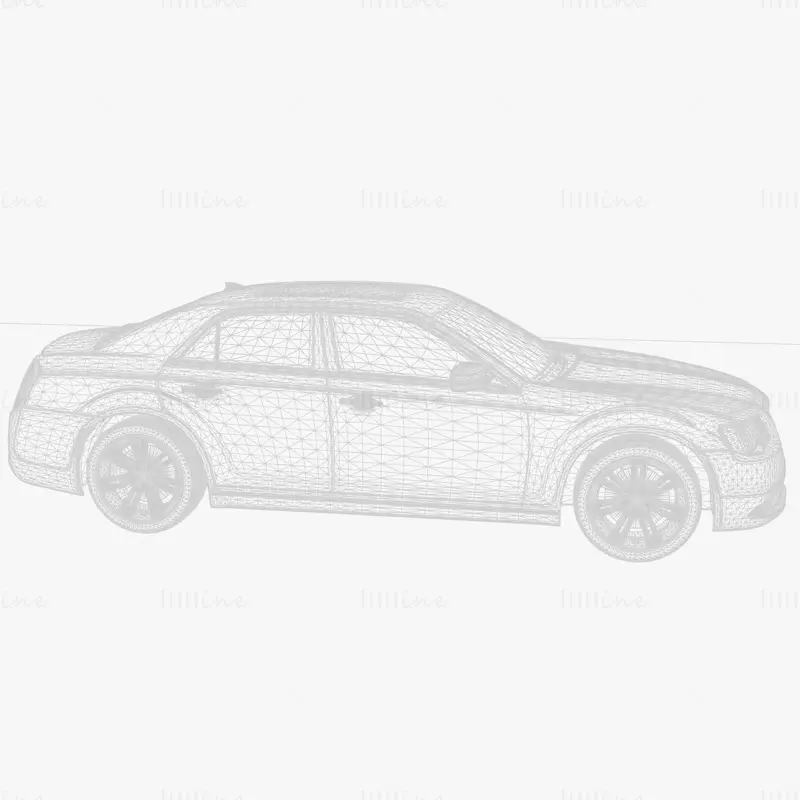 Lancia Thema 2018 Araba 3D Modeli