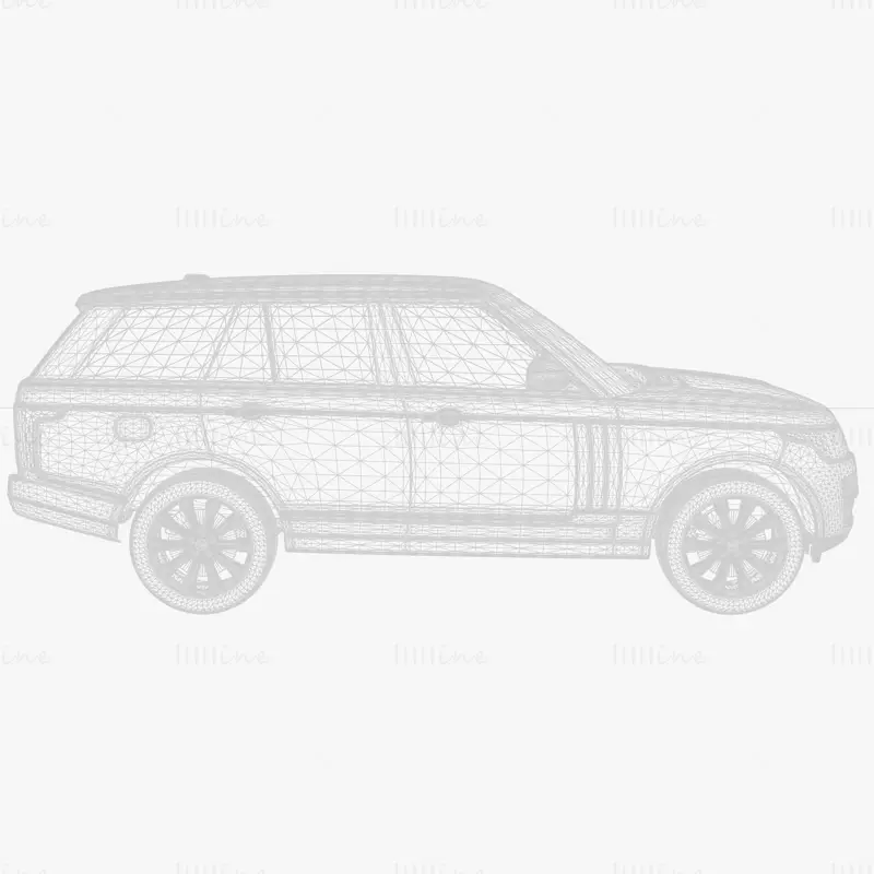 LandRover HSE Td6 2015 3D Model