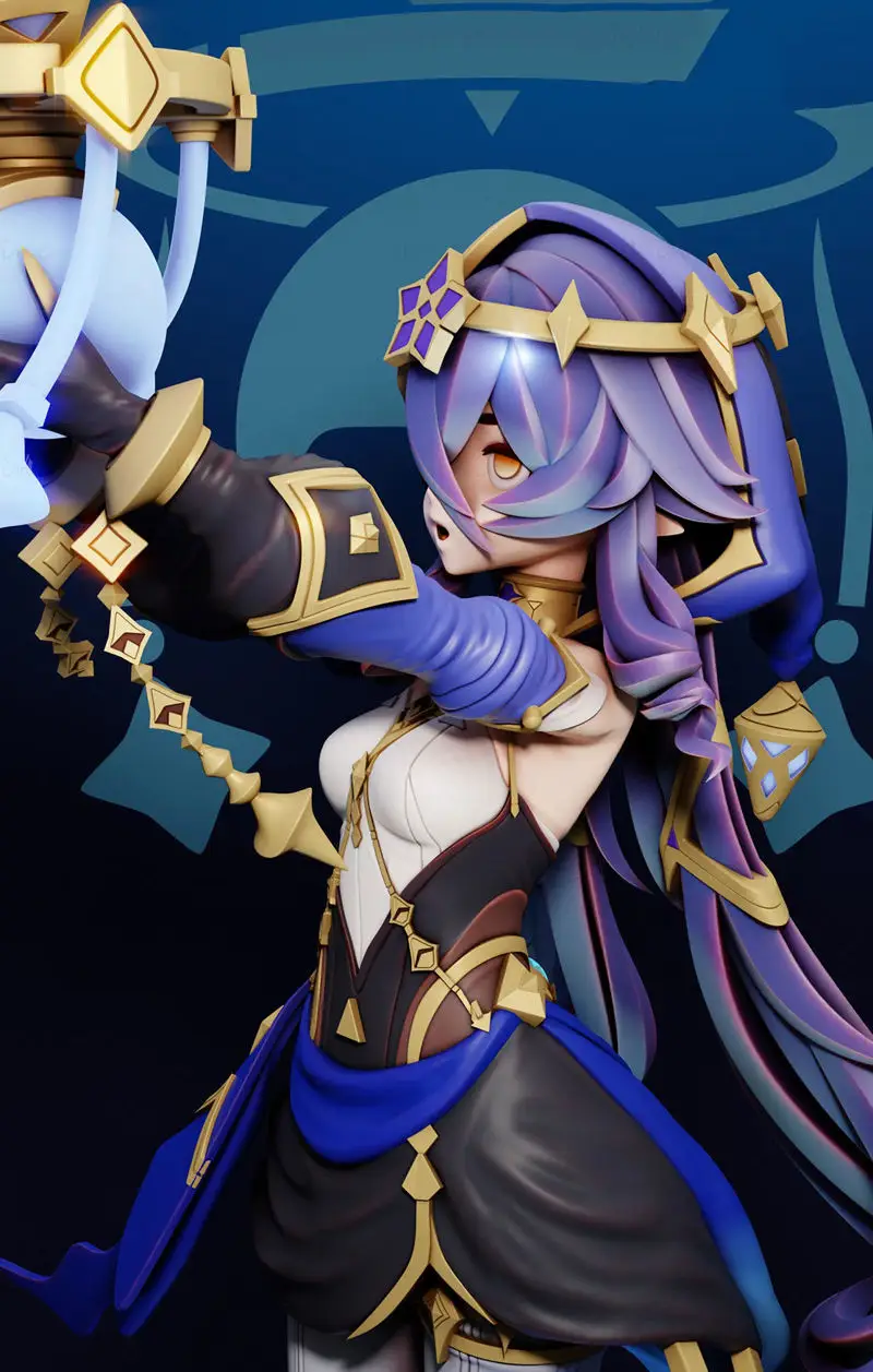 Layla Figure - Genshin Impact - 3D Printing Model STL