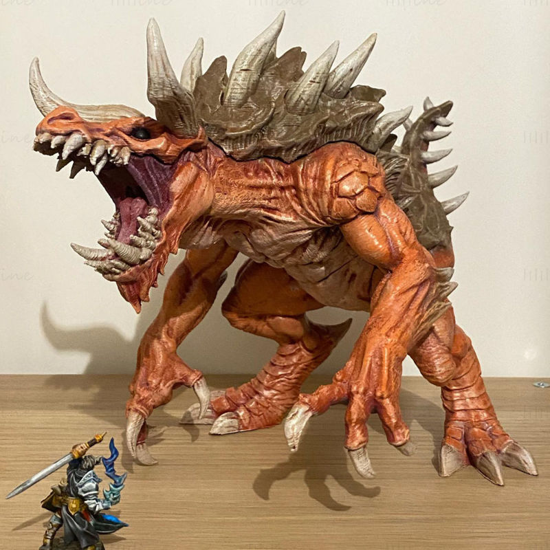 Legendární Devourer Tarasque Model pro 3D tisk STL