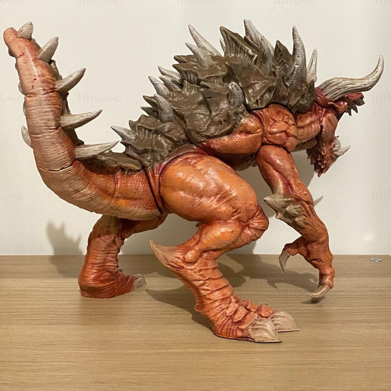 Legendarische verslinder Tarasque 3D-printmodel STL