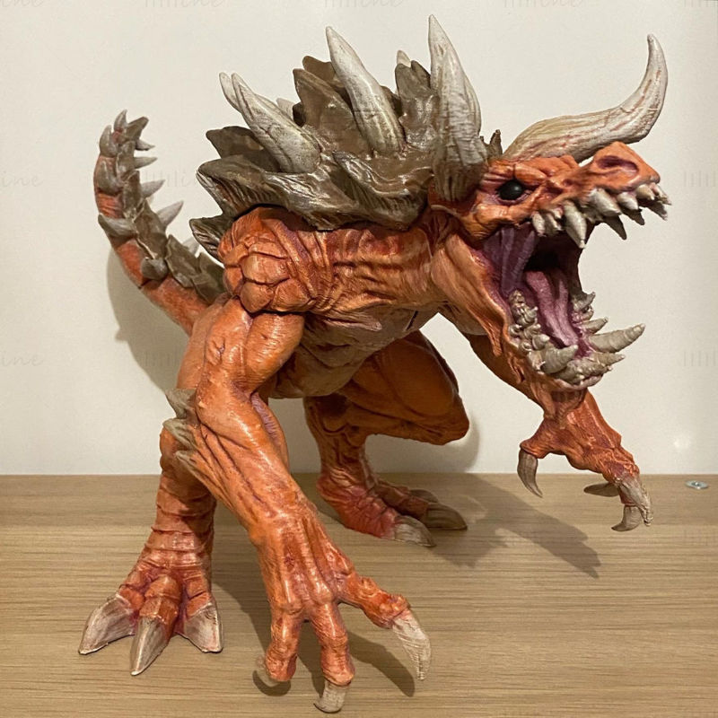 Legendarische verslinder Tarasque 3D-printmodel STL