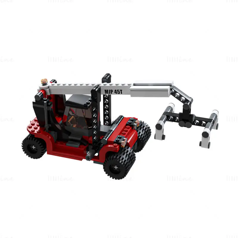 Lego 60336 Forklift truck 3d model