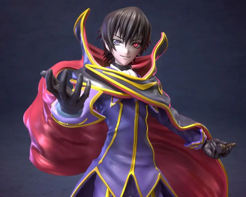 Lelouch - نموذج طباعة ثلاثي الأبعاد لـ Code Geass STL