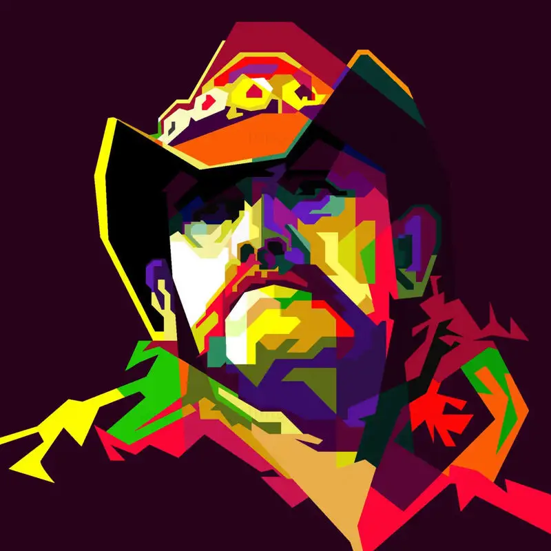 Lemmy Kilmister فن البوب ​​WPAP المتجهات