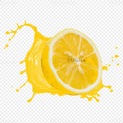 Lemon juice png